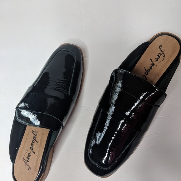 Free People 36 At Ease Women's Size 5 Shoes Black  Mule Fashion Loafers - Picture 6 of 11